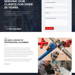 Макет Сантехник