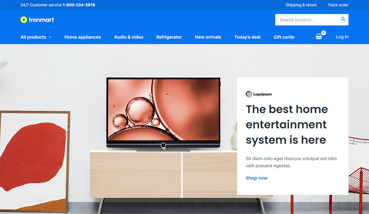 Макет Магазин Електроніки