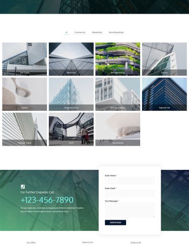 Макет Будівництво Сторінка Проєкти