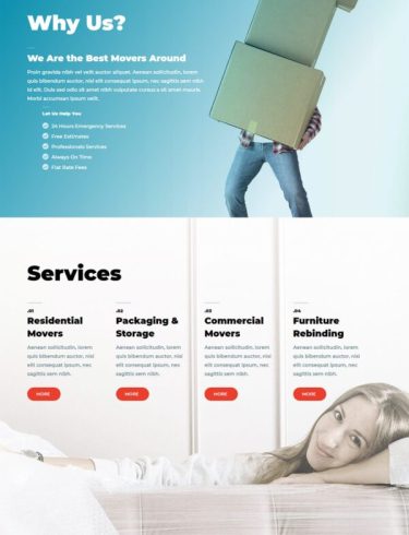 Макет Летючі вантажники Головна сторінка