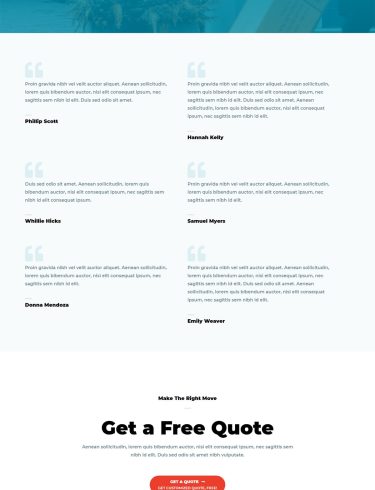 Макет Летючі вантажники Сторінка Відгуки